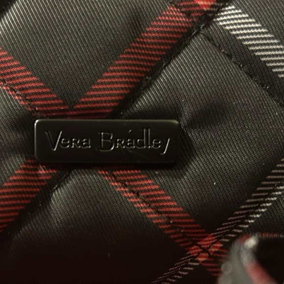 Vera Bradley Paris Plaid Triple Zip Shoulder Bag/Crossbody NWOT - Picture 2 of 9